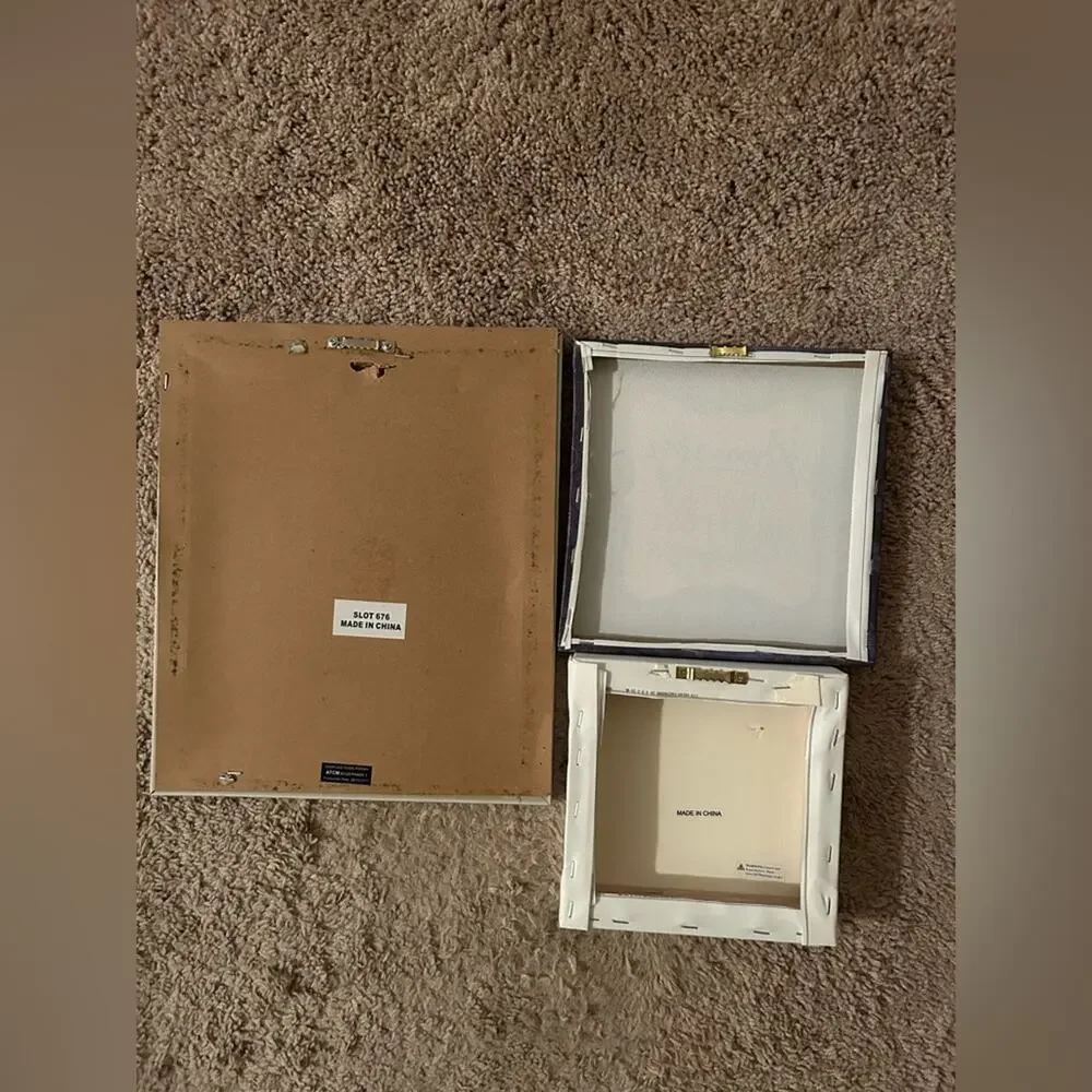 3 Accent Picture Frames, medium, small and x-small sizes